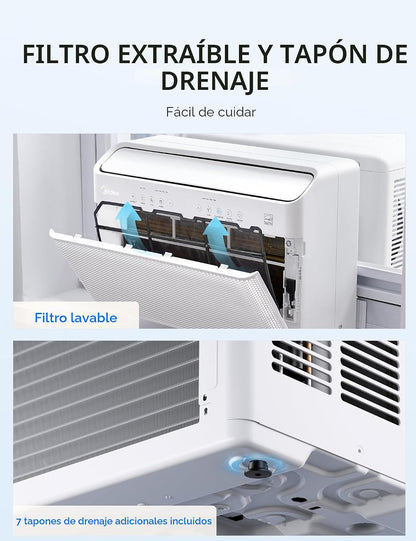 Aire Acondicionado Inteligente para Ventana - 12,000 BTU