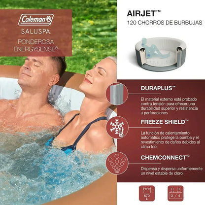 Jacuzzi Inflable Coleman SaluSpa Ponderosa
