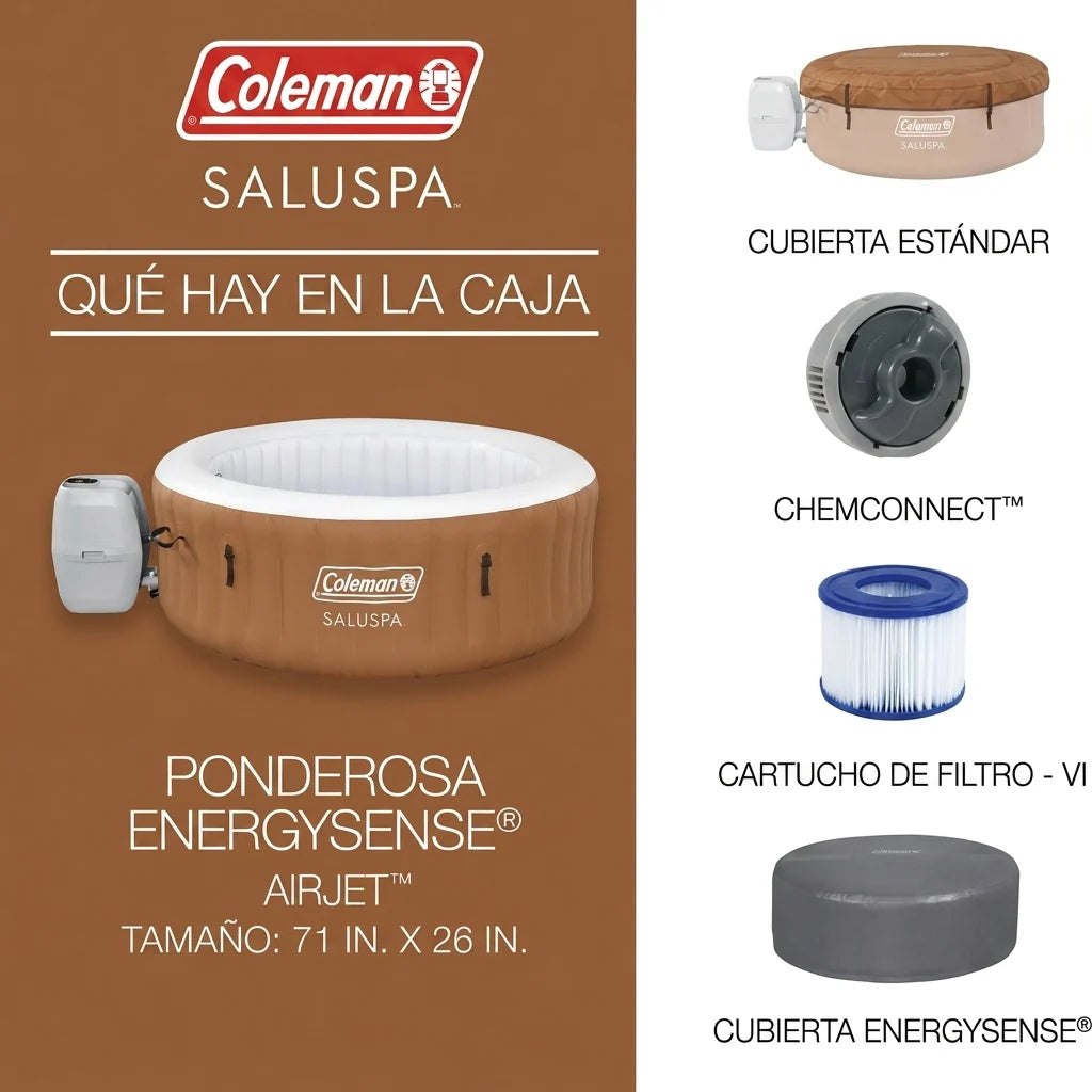 Jacuzzi Inflable Coleman SaluSpa Ponderosa