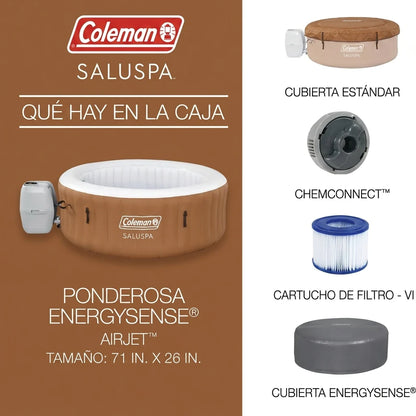Jacuzzi Inflable Coleman SaluSpa Ponderosa