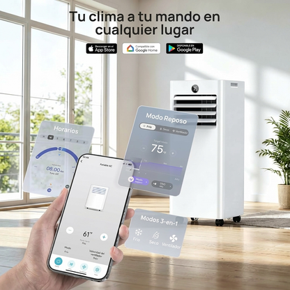 Aire Acondicionado Portátil con Control Inteligente