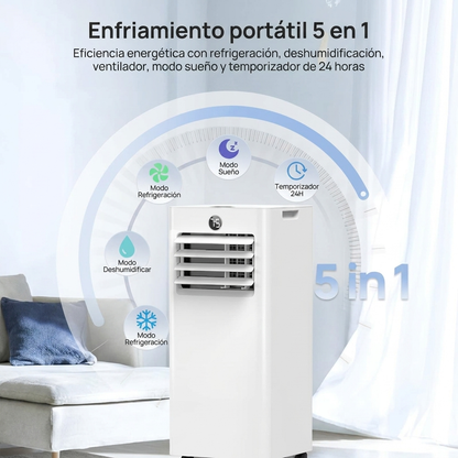 Aire Acondicionado Portátil con Control Inteligente