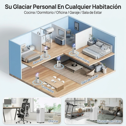 Aire Acondicionado Portátil con Control Inteligente