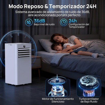 Aire Acondicionado Portátil con Control Inteligente