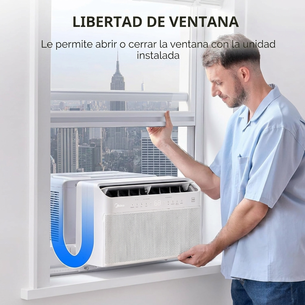 Aire Acondicionado Inteligente para Ventana - 12,000 BTU