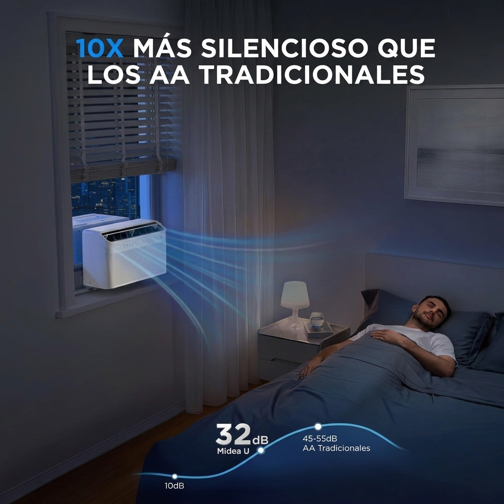 Aire Acondicionado Inteligente para Ventana - 12,000 BTU